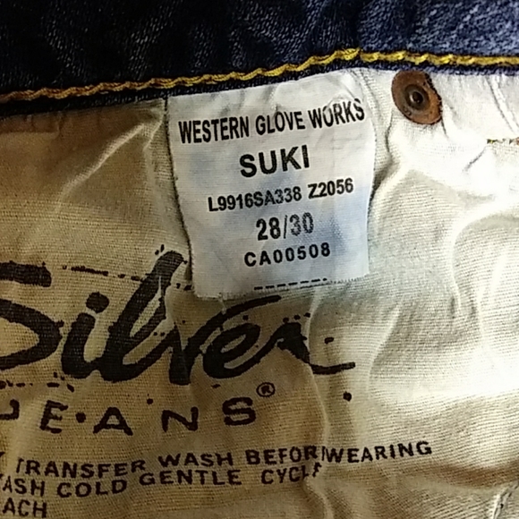 Silver Suki 28 women's jeans mid-rise 27x28 - Picture 8 of 8